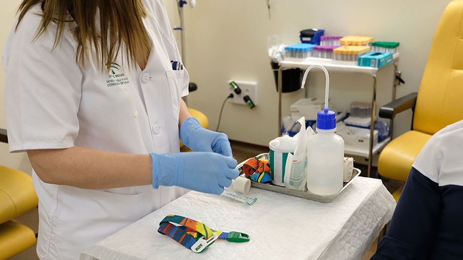 Enfermera de primaria en el SAS